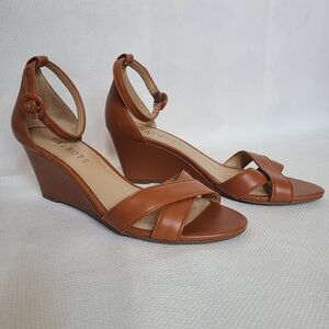Talbots Women's Brown Wedge Sandals 6.5
